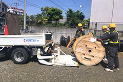 ケーブル敷設工事
